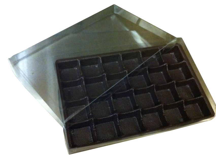 caja para chocolates de acetato