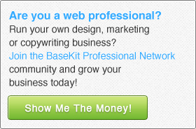 Are you a web professional? Run your own design, marketing or copywriting business? Join the BaseKit Professional Network community and grow your business today!