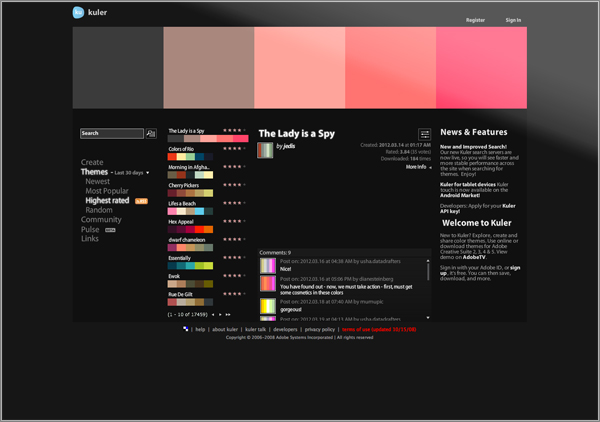 creating your own colour palettes