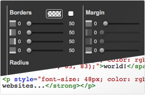 Perfect for graphic designers, see our CSS tutorials