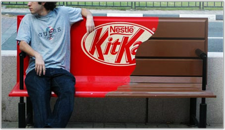 KitKat Guerrilla advertising