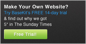 Make Your Own Website? Try BaseKit’s FREE 14-day trial & find out why we got 5* in The Sunday Times