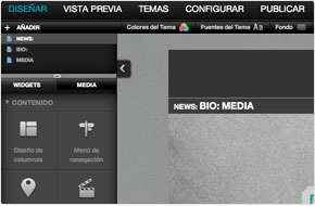 Interfaz de creación web BaseKit