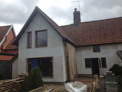 extension to listed cottage