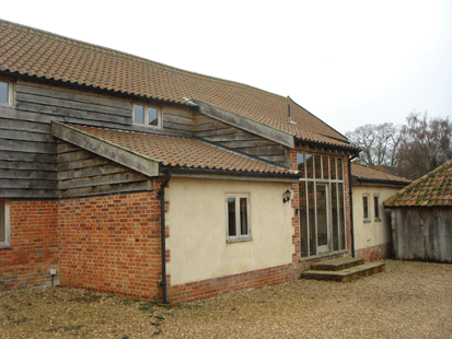 Listed barn extension Redgrave
